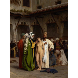 Le marché aux esclaves - Jean-Léon Gérôme | Reproduction Tableau Décoration murale affiche copie