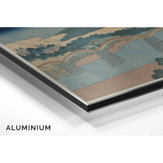 Le pont Brocart dans la province de Suō - Katsushika Hokusai | Reproduction Tableau Décoration murale affiche copie