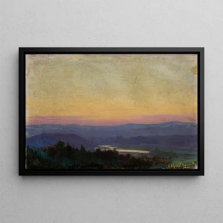 Leon Wyczkowski - The Vistula near Tyniec at Sunset.webp