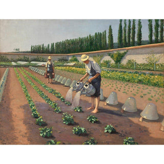 Les Jardiniers - Gustave Caillebotte | Reproduction Tableau Décoration murale affiche copie