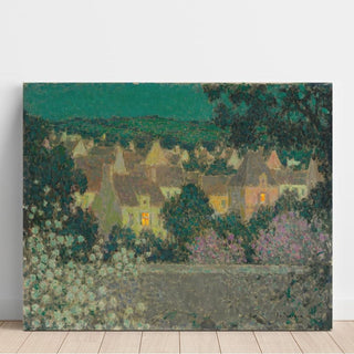 Les Toits, Composition - Henri Le Sidaner | Reproduction Tableau Décoration murale affiche copie