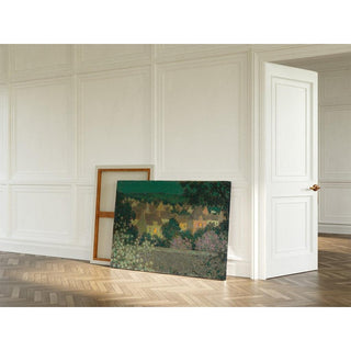 Les Toits, Composition - Henri Le Sidaner | Reproduction Tableau Décoration murale affiche copie