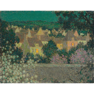 Les Toits, Composition - Henri Le Sidaner | Reproduction Tableau Décoration murale affiche copie