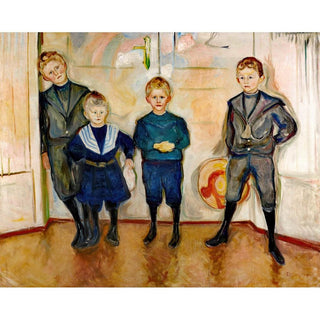 Les fils du Dr Linde - Edvard Munch | Reproduction Tableau Décoration murale affiche copie