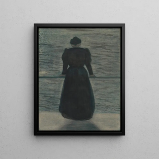 Lon Spilliaert - Woman by the Sea.webp
