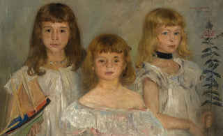 Lovis Corinth - Drei Kleine Mdchen Three Girls.webp