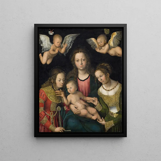Lucas Cranach the Elder - Virgin and Child with the Saints Catherine and Barbara.webp