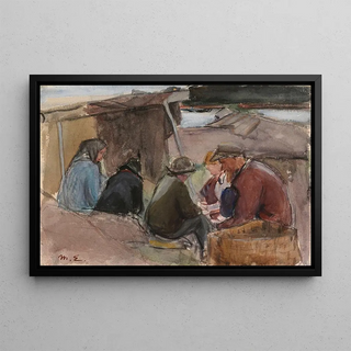 Magnus Enckell - Fisherfolk by the Sea.webp