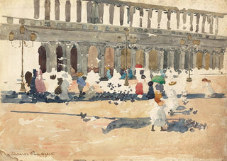 Maurice Prendergast - Caff Florian in Venice.webp