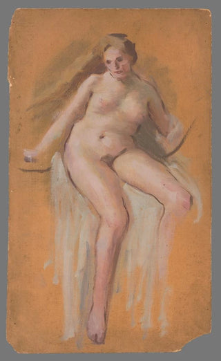 Milan Thomka Mitrovsk - Study for the Painting Lady Godiva.webp