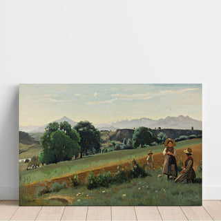 Mornex Au Fond, Le Môle de Jean-Baptiste-Camille Corot | Reproduction Tableau Décoration murale affiche copie