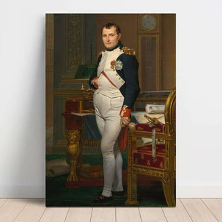Napoléon dans son cabinet de travail de Jacques-Louis David | Reproduction Tableau Décoration murale affiche copie