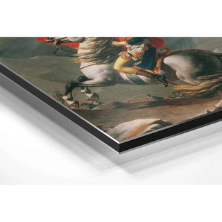 Napoléon franchissant le Grand-Saint-Bernard de Jacques-Louis David | Reproduction Tableau Décoration murale affiche copie