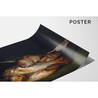 Nature morte à la dorade royale - Francisco de Goya | Reproduction Tableau Décoration murale affiche copie