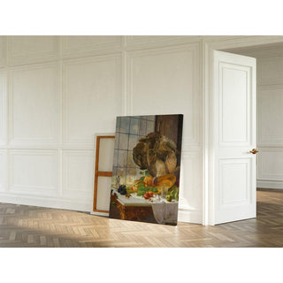 Nature morte d'automne dans l'atelier de l'artiste - Carl Moll | Reproduction Tableau Décoration murale affiche copie