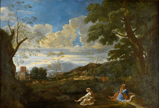 Nicolas Poussin - Paysage avec la femme qui se lave les pieds.webp