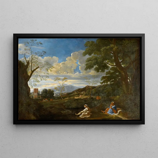 Nicolas Poussin - Paysage avec la femme qui se lave les pieds.webp