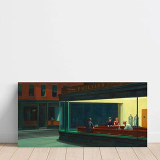 Nighthawks - Edward Hopper | Reproduction Tableau Décoration murale affiche copie