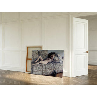 Nu sur un canapé - Gustave Caillebotte | Reproduction Tableau Décoration murale affiche copie