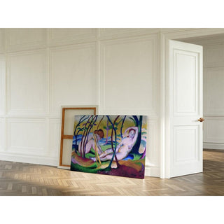 Nus sous les arbres - Franz Marc | Reproduction Tableau Décoration murale affiche copie