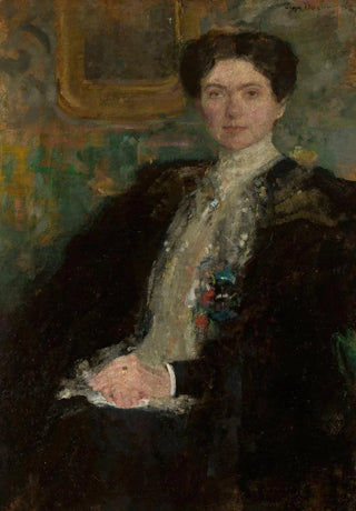 Olga Boznanska - Portrait of Zofia KirkorKiedro ne Grabska 18721952.webp