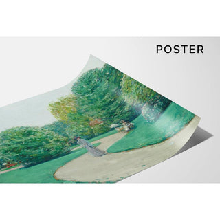 Parc Monceaux, Paris - Childe Hassam | Reproduction Tableau Décoration murale affiche copie