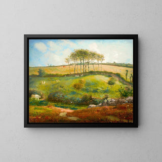 Pâturage près de Cherbourg Normandie - Jean-François Millet | Reproduction Tableau Décoration murale copie