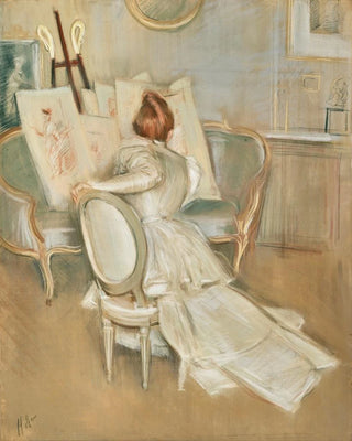 Paul Csar Helleu - La Connaisseuse.webp