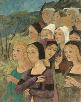 Paul Srusier - Fragment dcor ttes ou Une distribution des Pentacles.webp