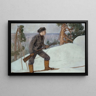 Pekka Halonen - The Lynx Hunter.webp