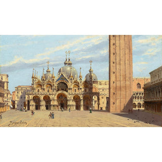Place Saint-Marc Venise - Antonietta Brandeis | Reproduction Tableau Décoration murale affiche copie