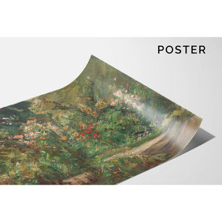 Plantes vivaces dans le jardin potager, vue vers le nord-ouest - Max Liebermann | Reproduction Tableau Décoration murale affiche copie