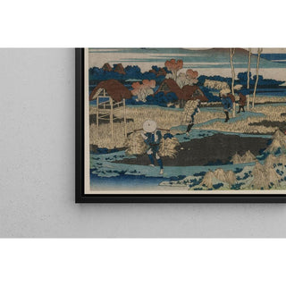 Poème de l'empereur Tenchi - Katsushika Hokusai | Reproduction Tableau Décoration murale affiche copie