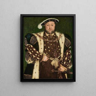 Portrait d'Henry VIII, Roi d'Angleterre - Hans Holbein le Jeune | Reproduction Tableau Décoration murale affiche copie