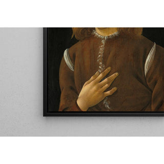 Portrait d'un jeune - Sandro Botticelli | Reproduction Tableau Décoration murale affiche copie