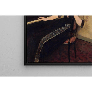 Portrait de Jonkvrouwe Maria Francisca Louisa Dommer van Poldersveldt - Fernand Khnopff | Reproduction Tableau Décoration murale affiche copie