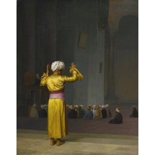 Prière dans la Mosquée - Jean-Léon Gérôme | Reproduction Tableau Décoration murale affiche copie