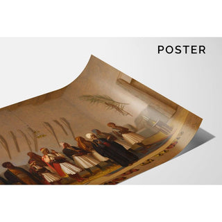 Prière dans la maison du chef Arnaut - Jean-Léon Gérôme | Reproduction Tableau Décoration murale affiche copie