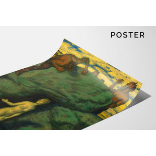 Quellnymphe von Faunen belauscht - Franz von Stuck | Reproduction Tableau Décoration murale affiche copie