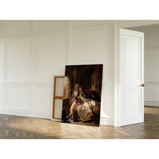 Rebecca et le blessé Ivanhoé - Eugène Delacroix | Reproduction Tableau Décoration murale affiche copie