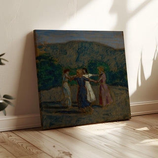 Ringelreihe Study - Franz von Stuck | Reproduction Tableau Décoration murale affiche copie