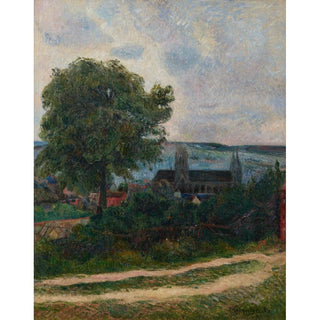Rouen, l'église Saint-Ouen - Paul Gauguin | Reproduction Tableau Décoration murale affiche copie