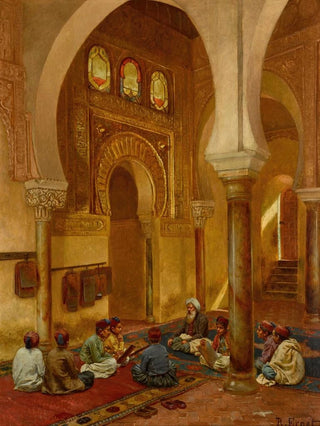Rudolf Ernst - In the Madrasa.webp