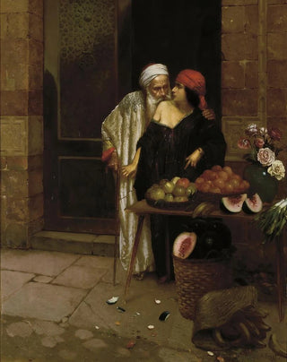 Rudolf Ernst - The Orange Seller.webp