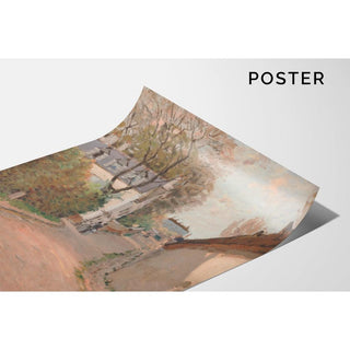 Rue à Ville-d'Avray - Alfred Sisley | Reproduction Tableau Décoration murale affiche copie