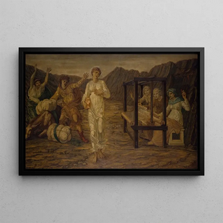 Sir Edward Coley BurneJones - Psyche set by Venus the Task.webp