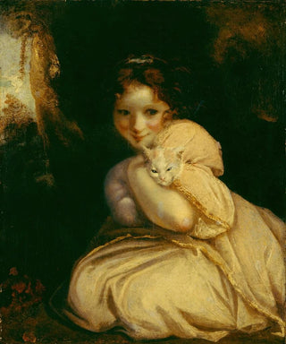 Sir Joshua Reynolds - Felina with a Kitten.webp