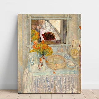 Table de toilette et miroir - Pierre Bonnard | Reproduction Tableau Décoration murale affiche copie