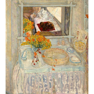 Table de toilette et miroir - Pierre Bonnard | Reproduction Tableau Décoration murale affiche copie