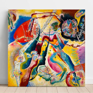 Tableau à la Tache Rouge - Wassily Kandinsky | Reproduction Tableau Décoration murale affiche copie